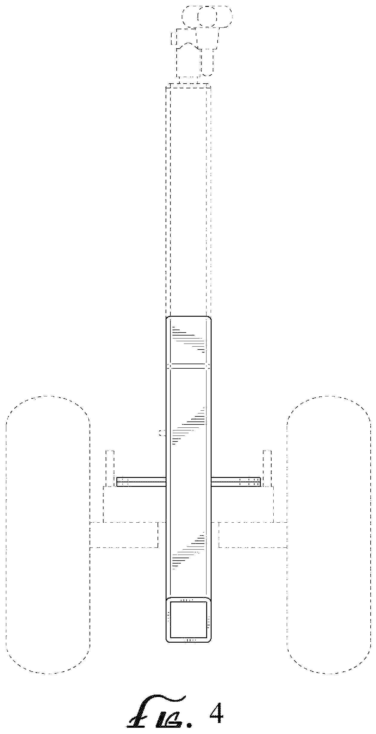 Patent USD1125774 Figure 4 – Hand truck