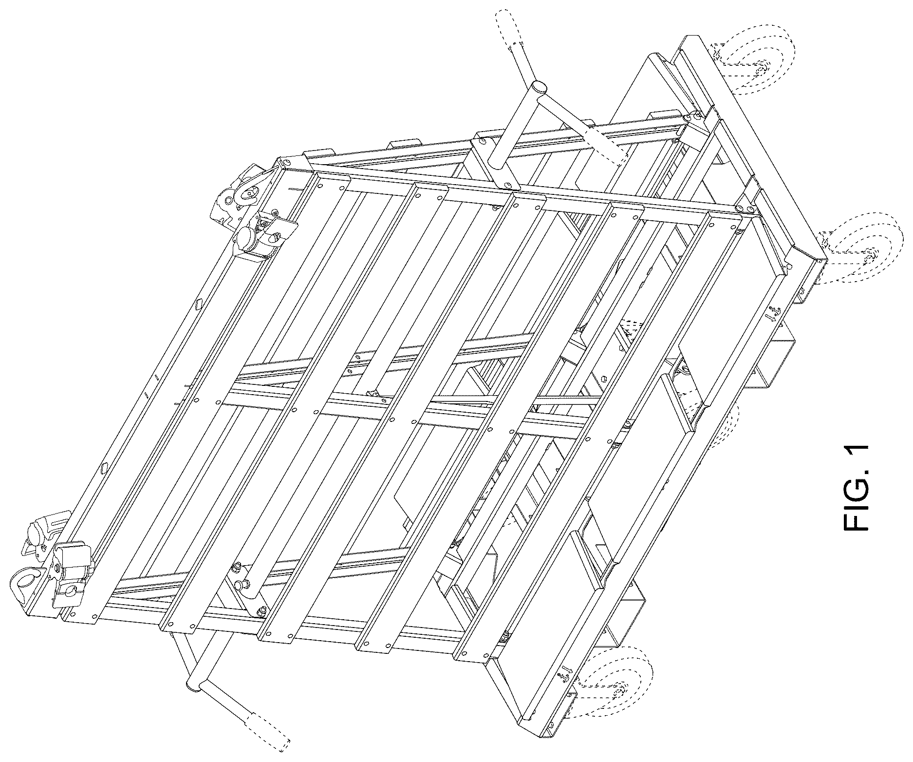 Patent USD1125775 Figure 1 – Trolley