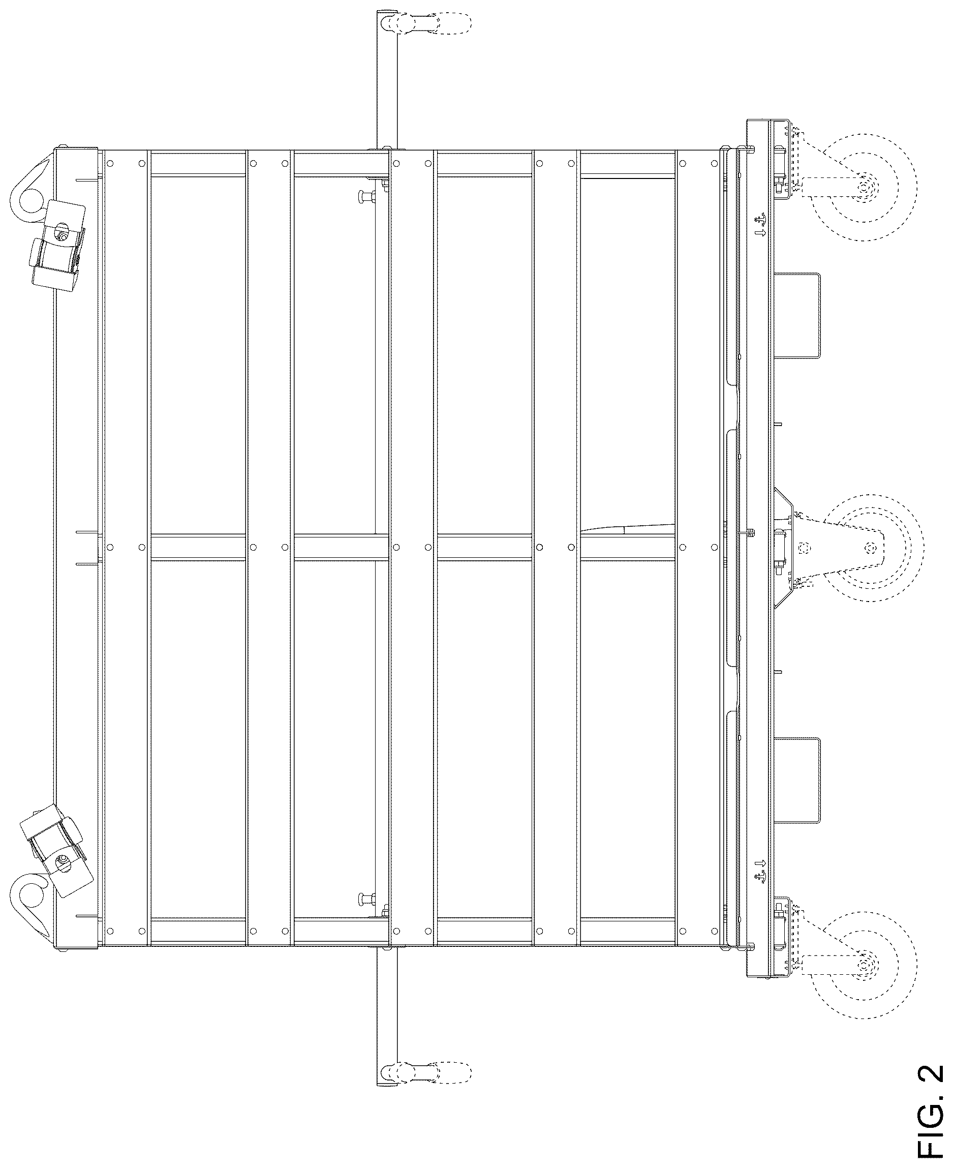 Patent USD1125775 Figure 2 – Trolley