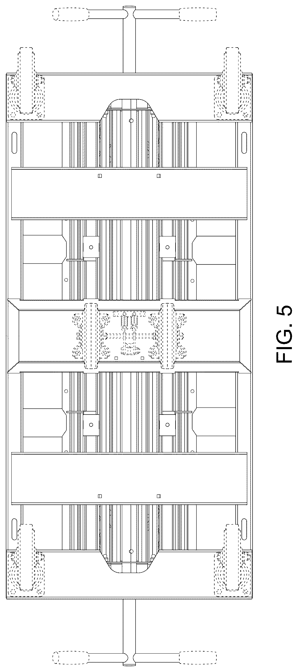 Patent USD1125775 Figure 5 – Trolley