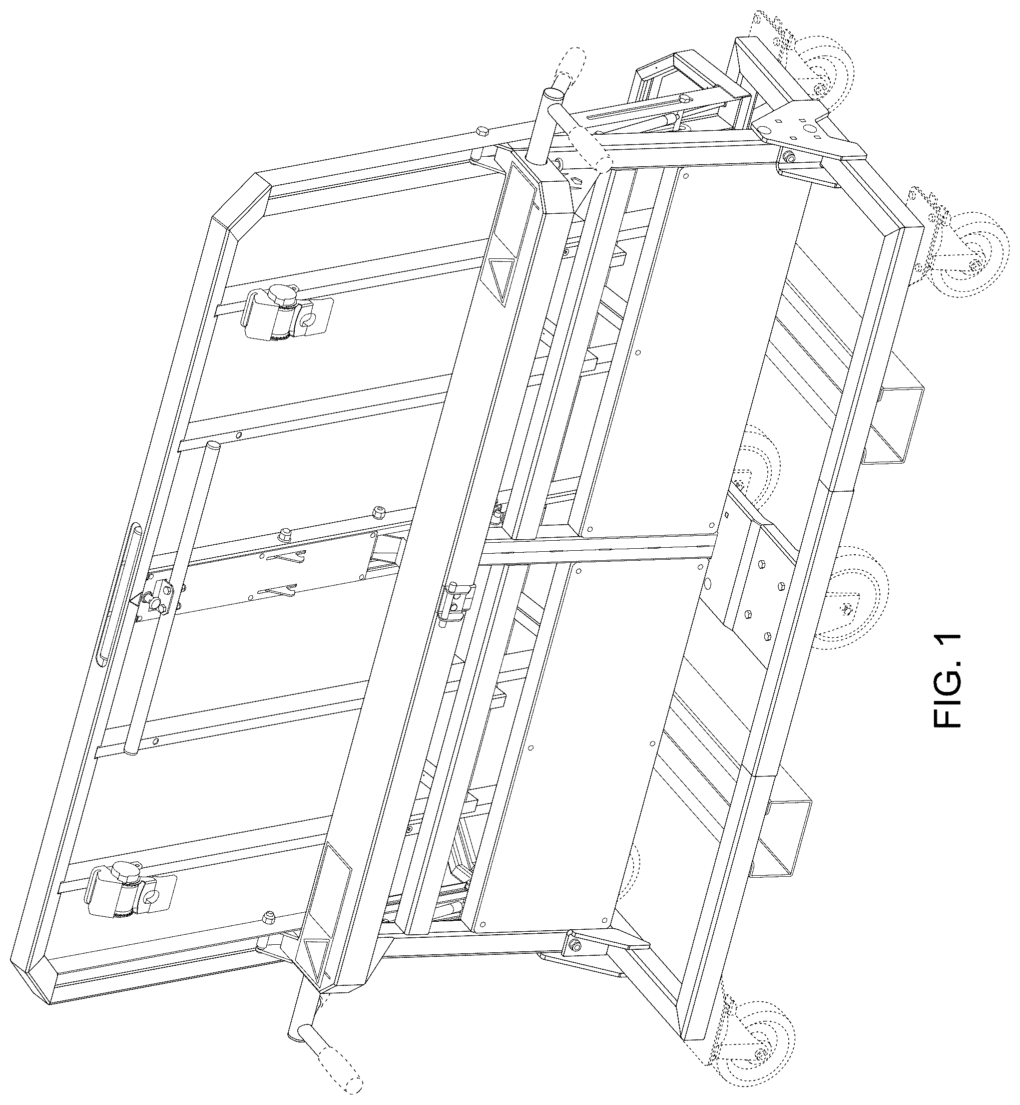Patent USD1125776 Figure 1 – Trolley