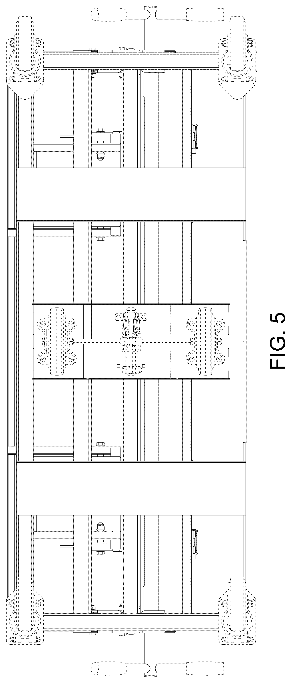 Patent USD1125776 Figure 5 – Trolley