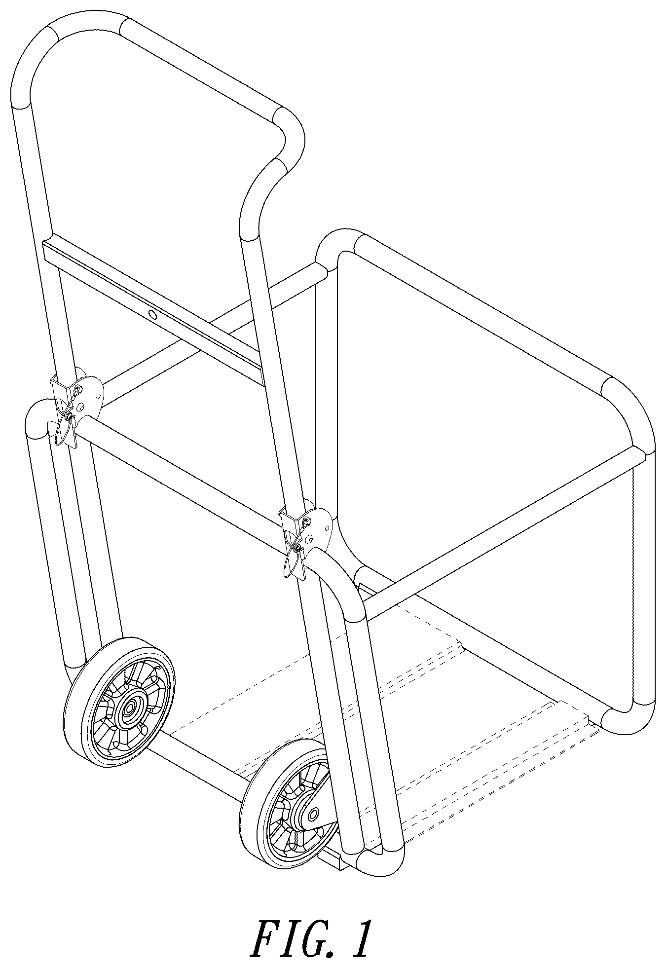 Patent USD1125778 — Push cart — Figure 1