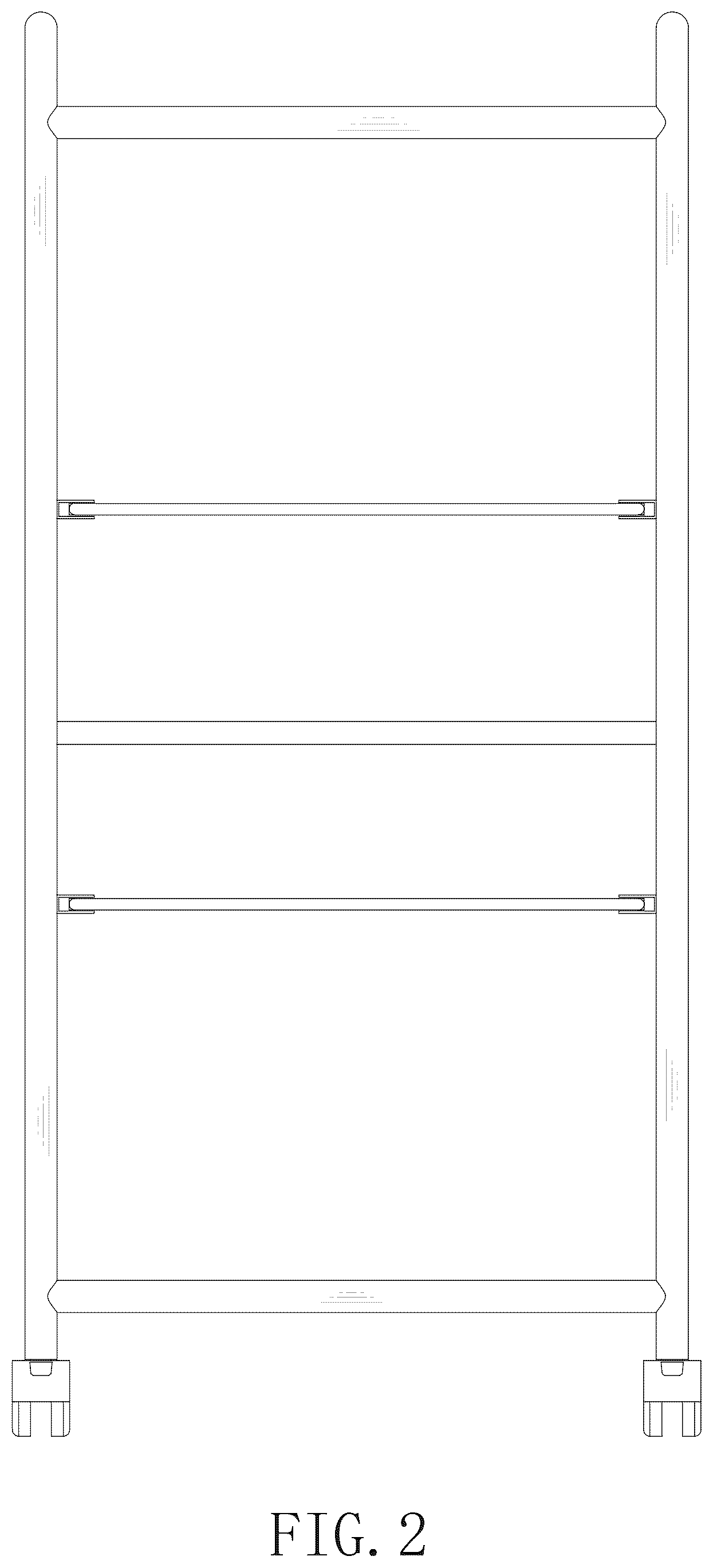 Patent USD1125780 Figure 2 – Pull-out file cart