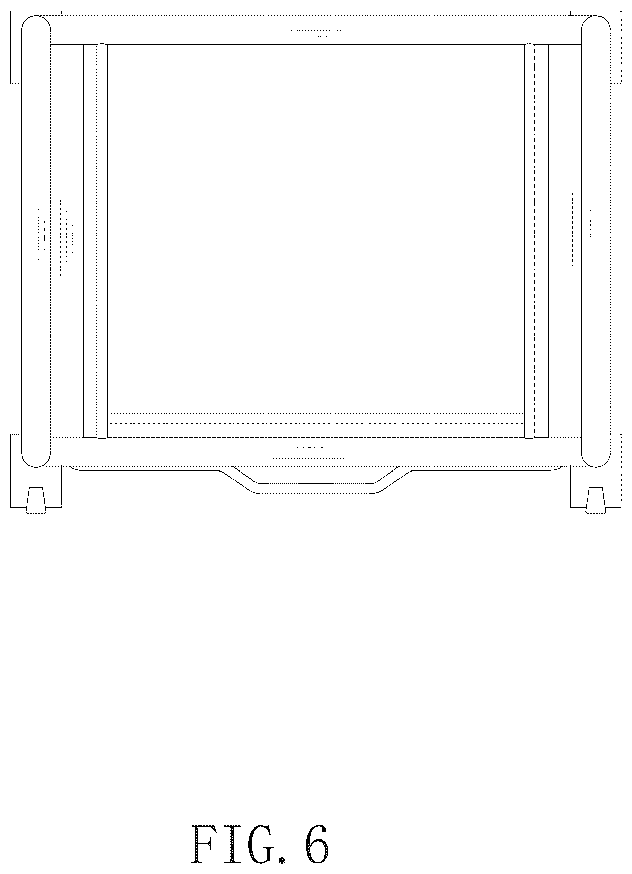 Patent USD1125780 Figure 6 – Pull-out file cart