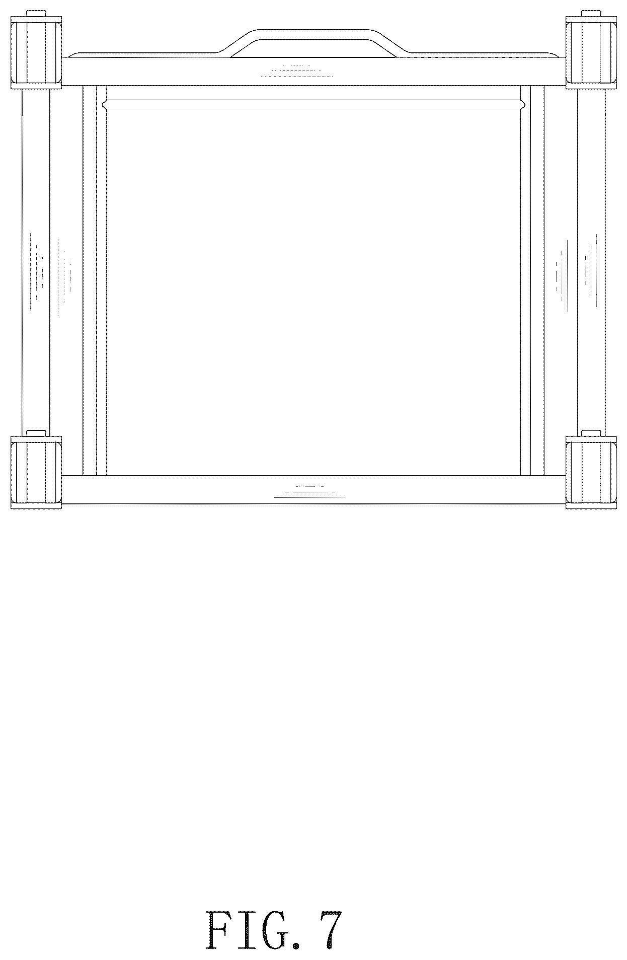 Patent USD1125780 Figure 7 – Pull-out file cart
