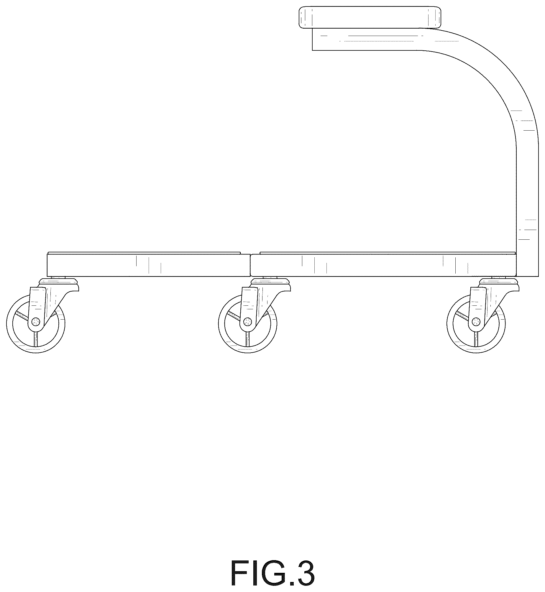 Patent USD1125781 Figure 3 – Tool stool