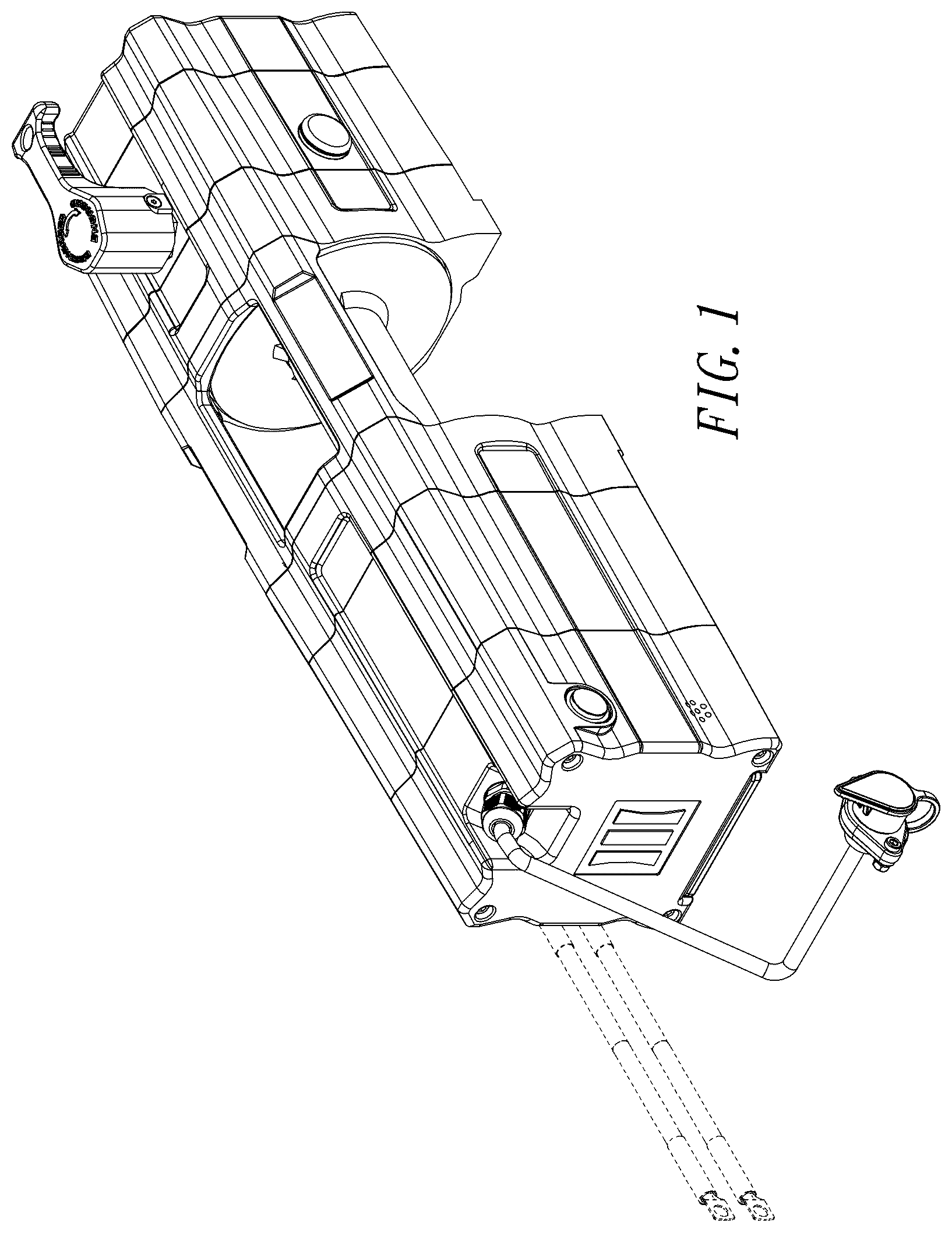 Patent USD1125783 Figure 1 – Power winch