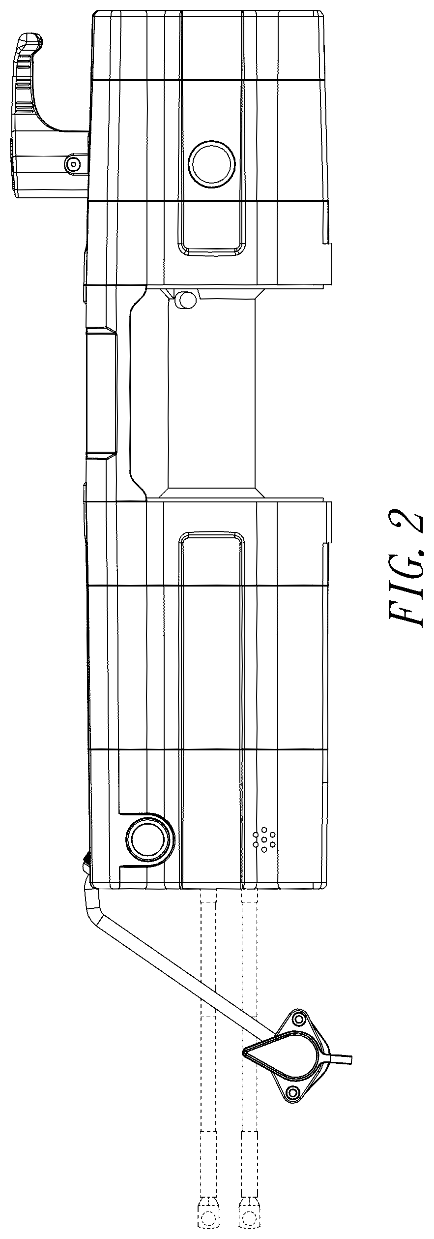 Patent USD1125783 Figure 2 – Power winch