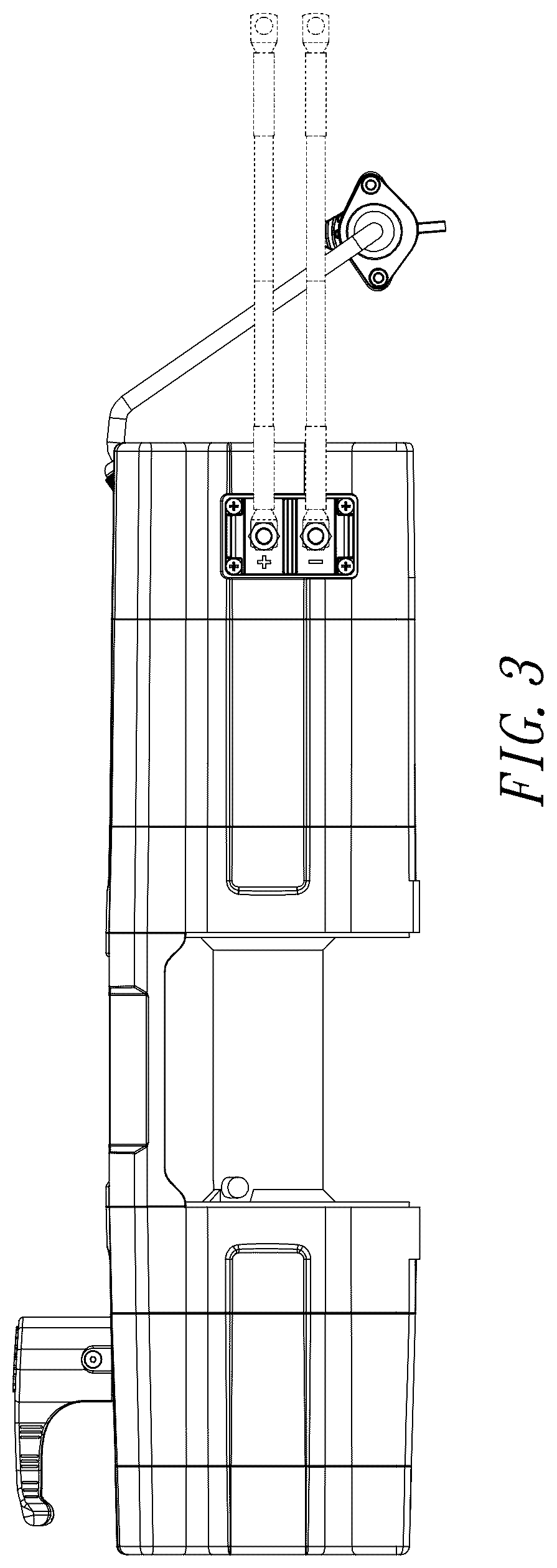 Patent USD1125783 Figure 3 – Power winch
