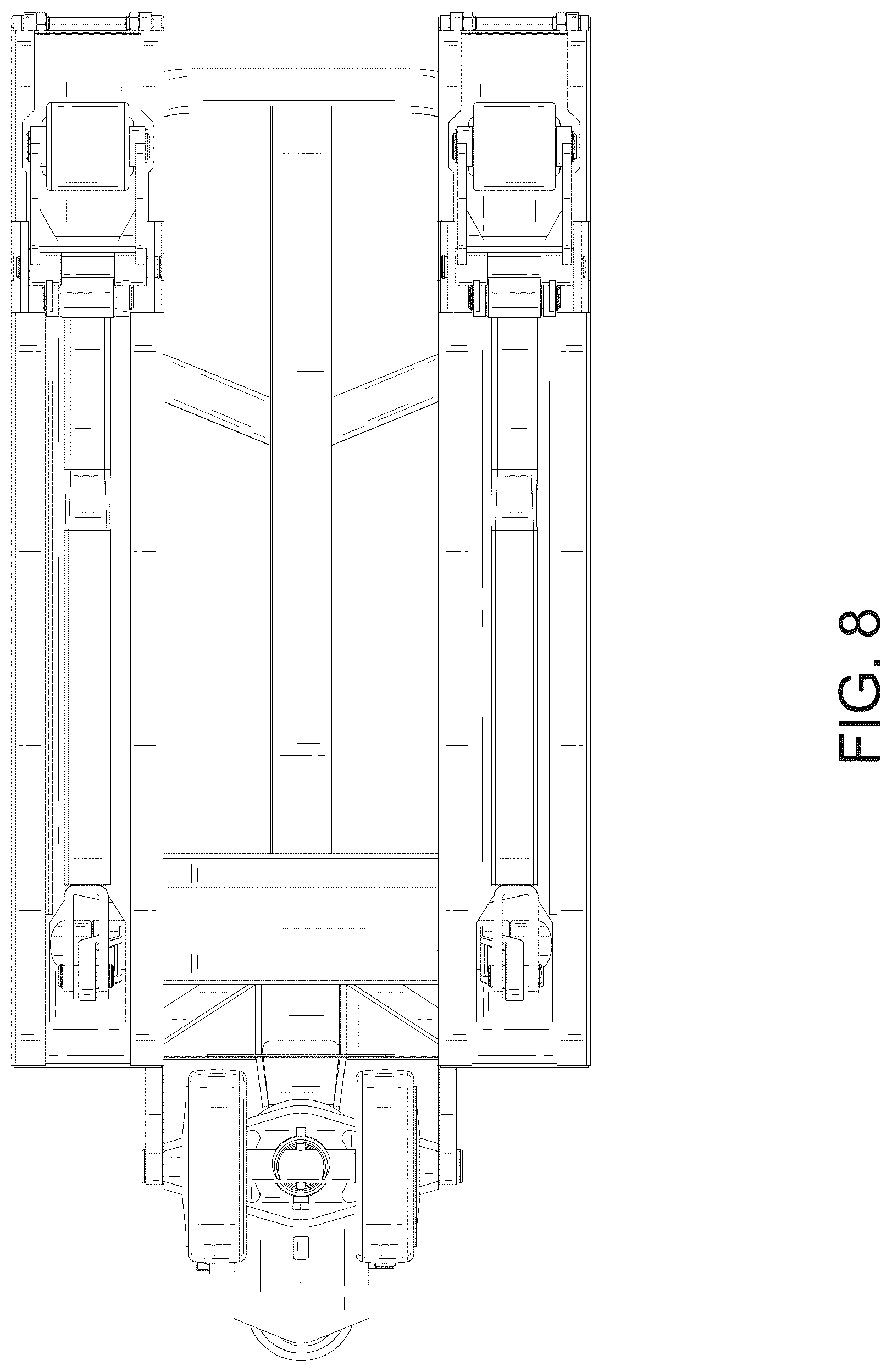 Patent USD1125784 Figure 8 – Foldable pallet truck