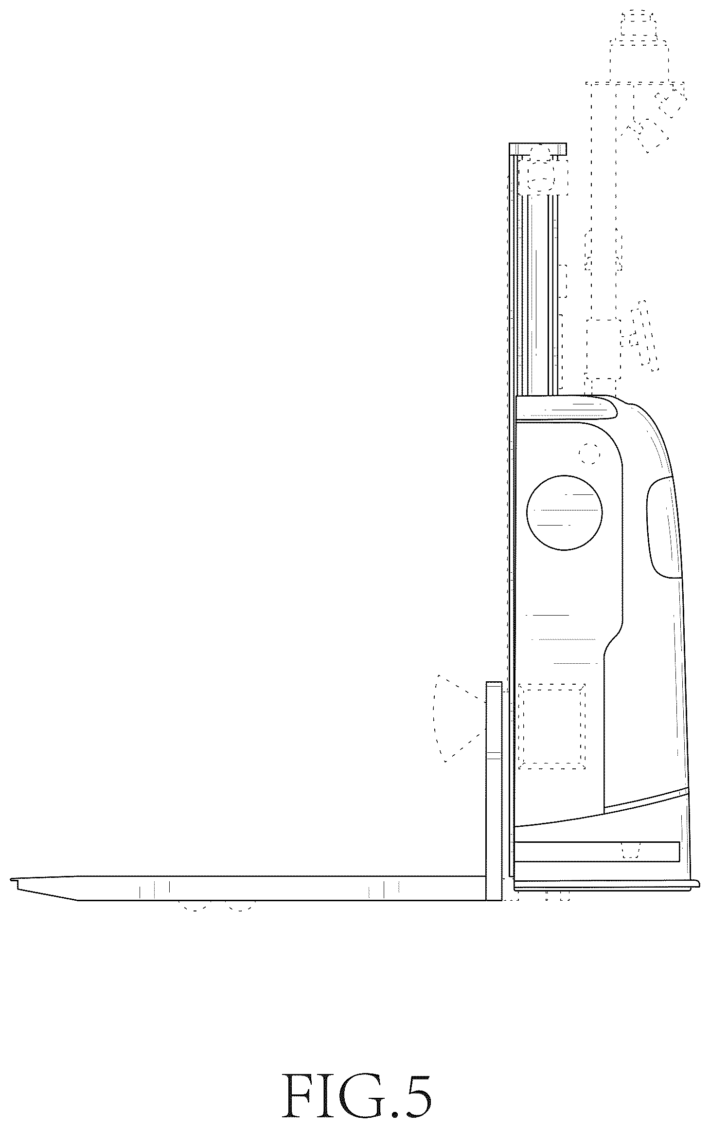 Patent USD1125785 Figure 5 – Pallet truck