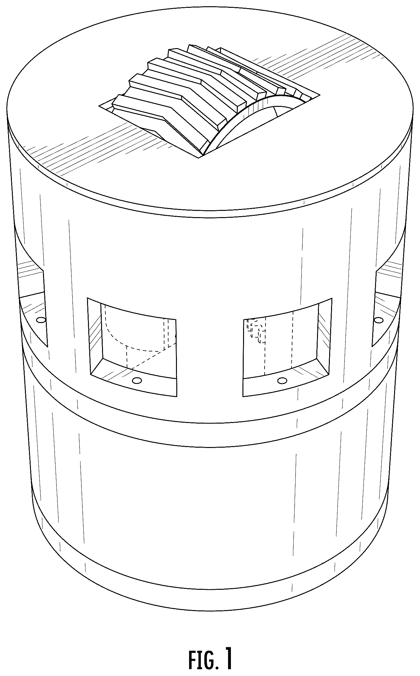 Patent USD1125787 Figure 1 – Part of modular conveyor for sorting goods