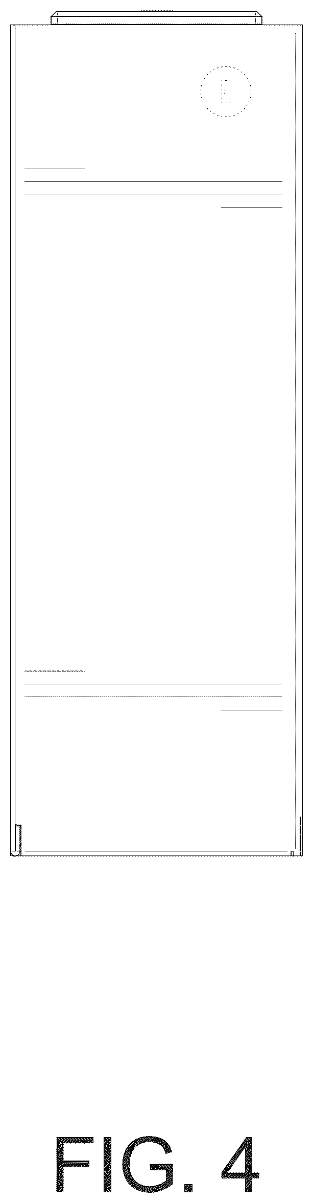 Patent USD1125788 Figure 4 – Gun safe