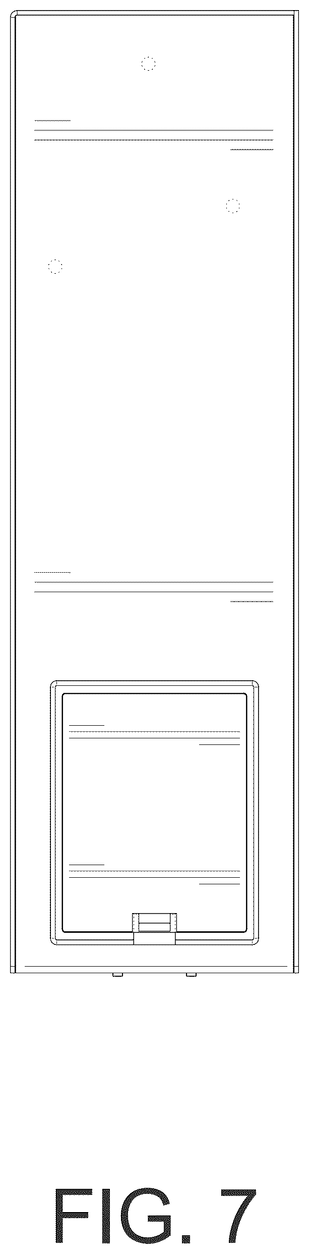 Patent USD1125788 Figure 7 – Gun safe
