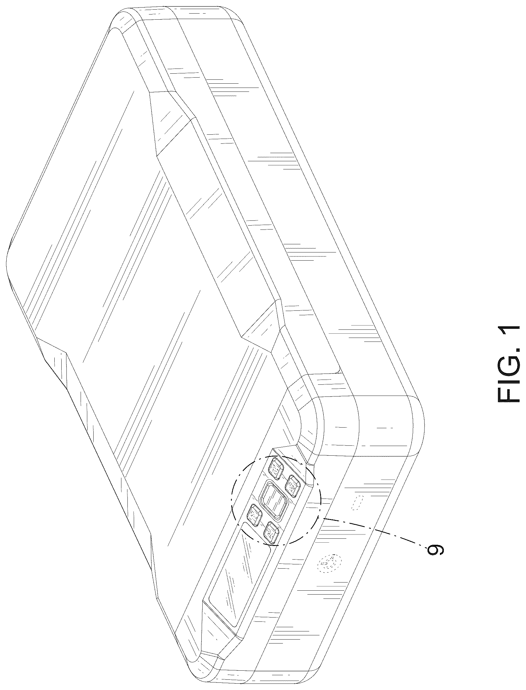 Patent USD1125789 Figure 1 – Gun safe