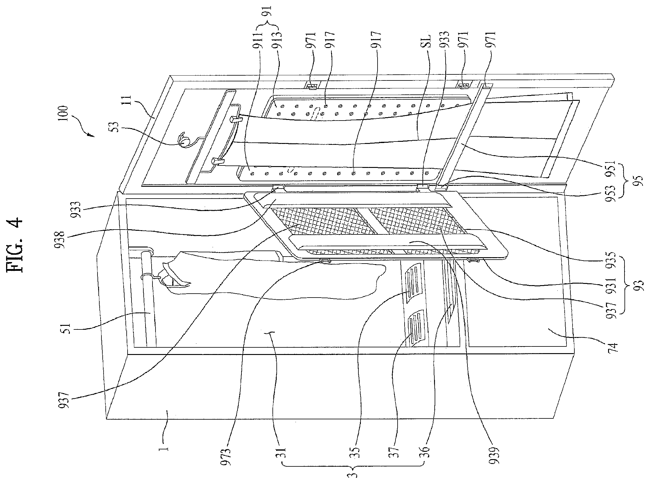 Patent USRE050876 Figure 5 – Laundry treating apparatus