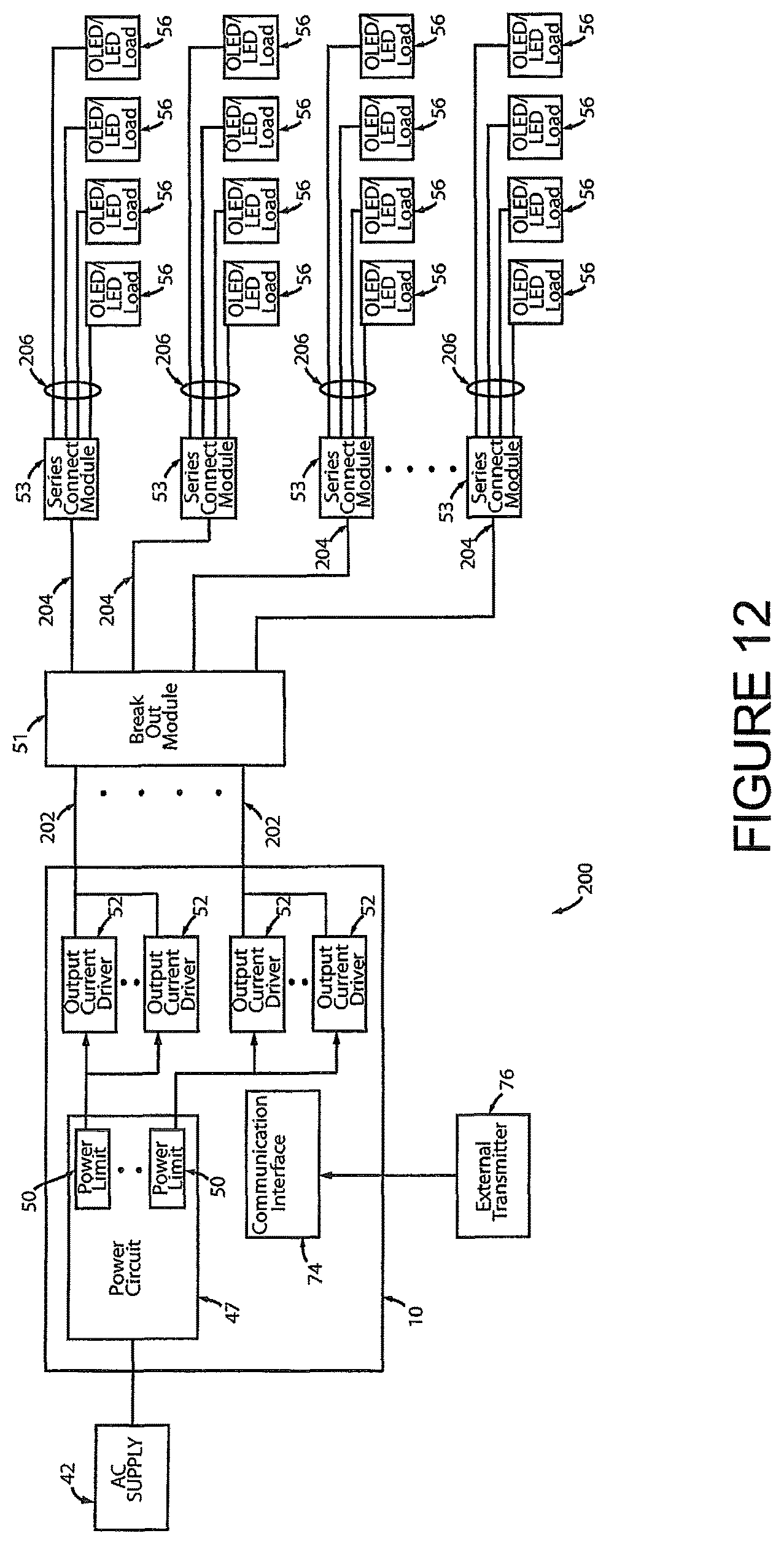 Patent USRE050882 Figure 13 – Configurable LED driver/dimmer for solid state lighting applications