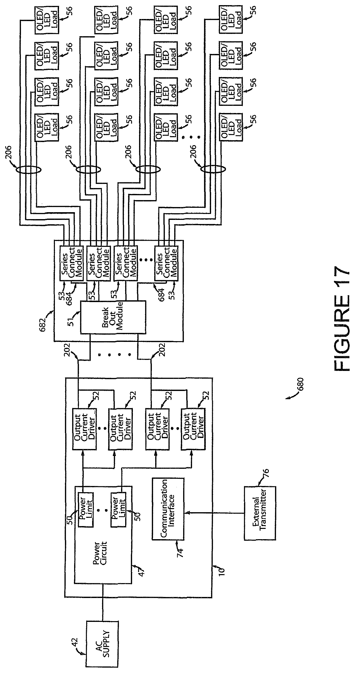 Patent USRE050882 Figure 19 – Configurable LED driver/dimmer for solid state lighting applications