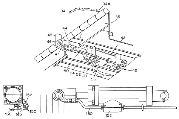 Patent US6499169 — Recycle control system for dock levelers — Figure 1