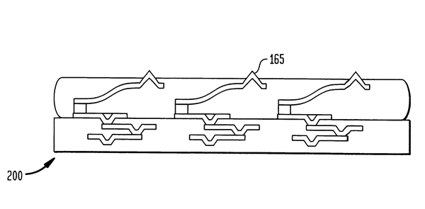 Patent US6499216 — Methods and structures for electronic probing arrays — Figure 1